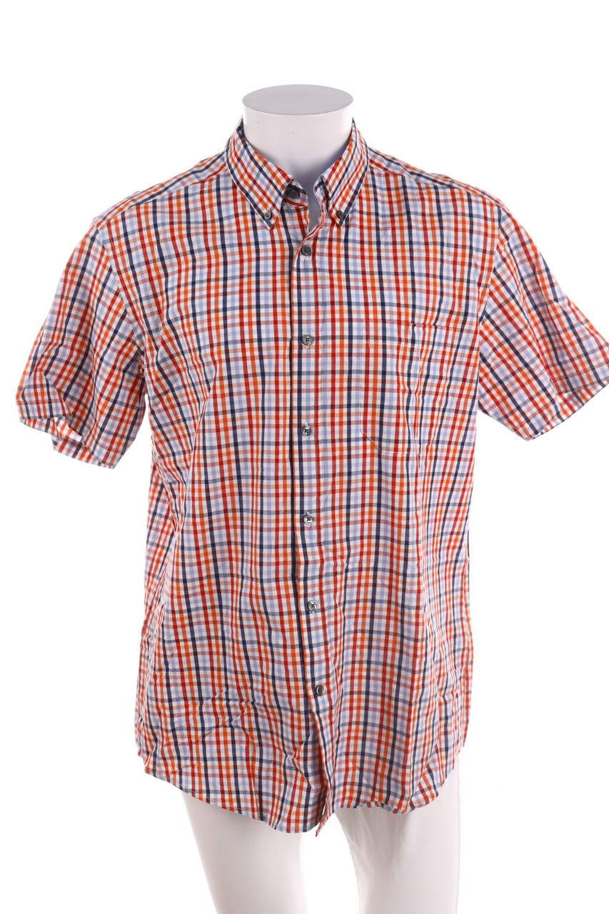 Charles Vögele - kariertes Kurzarm-Hemd - XL