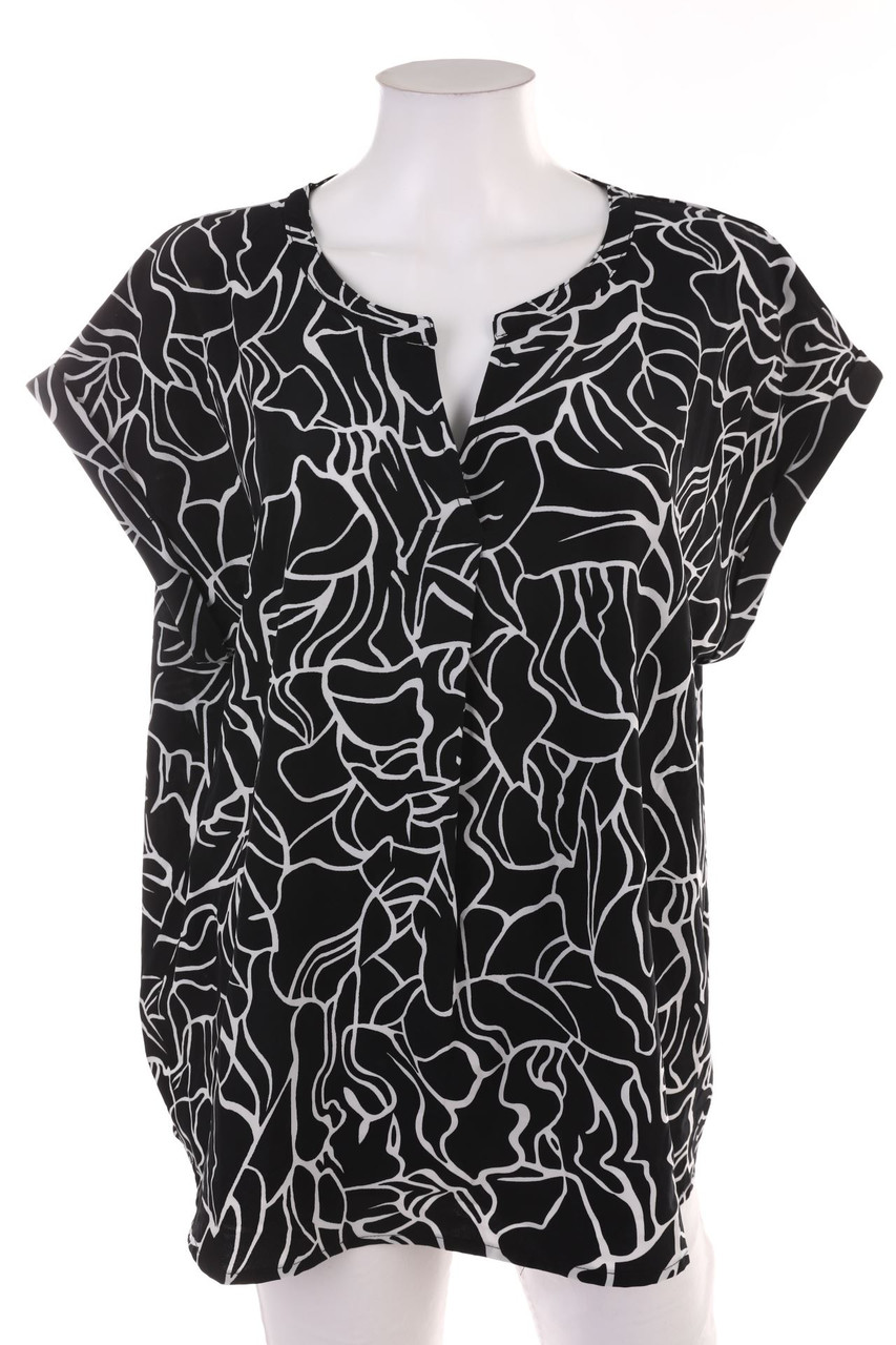 Laura Torelli CLASSIC - Kurzarm-Bluse - XL