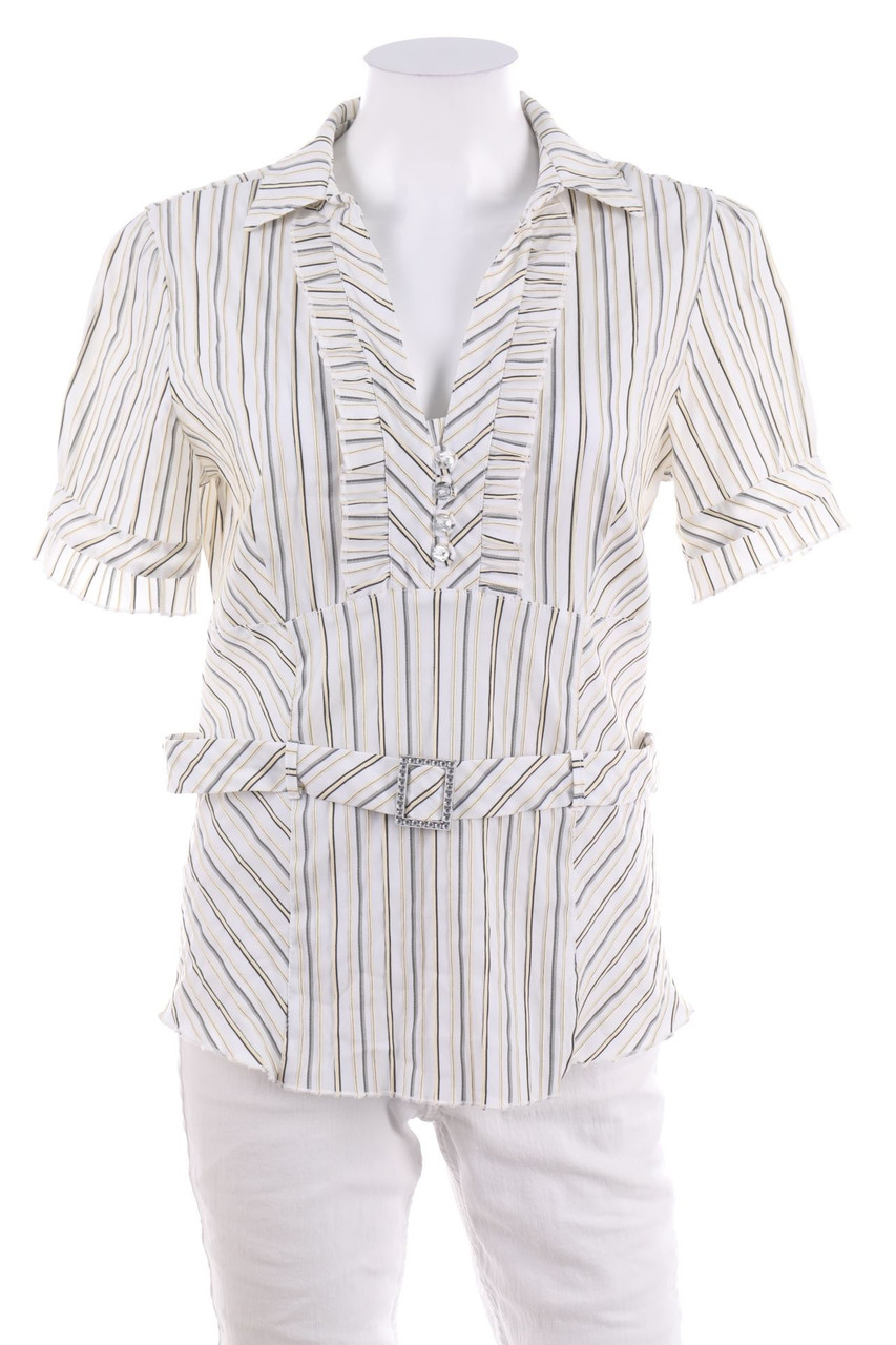 SECONDHAND - Kurzarm-Bluse - 2XL