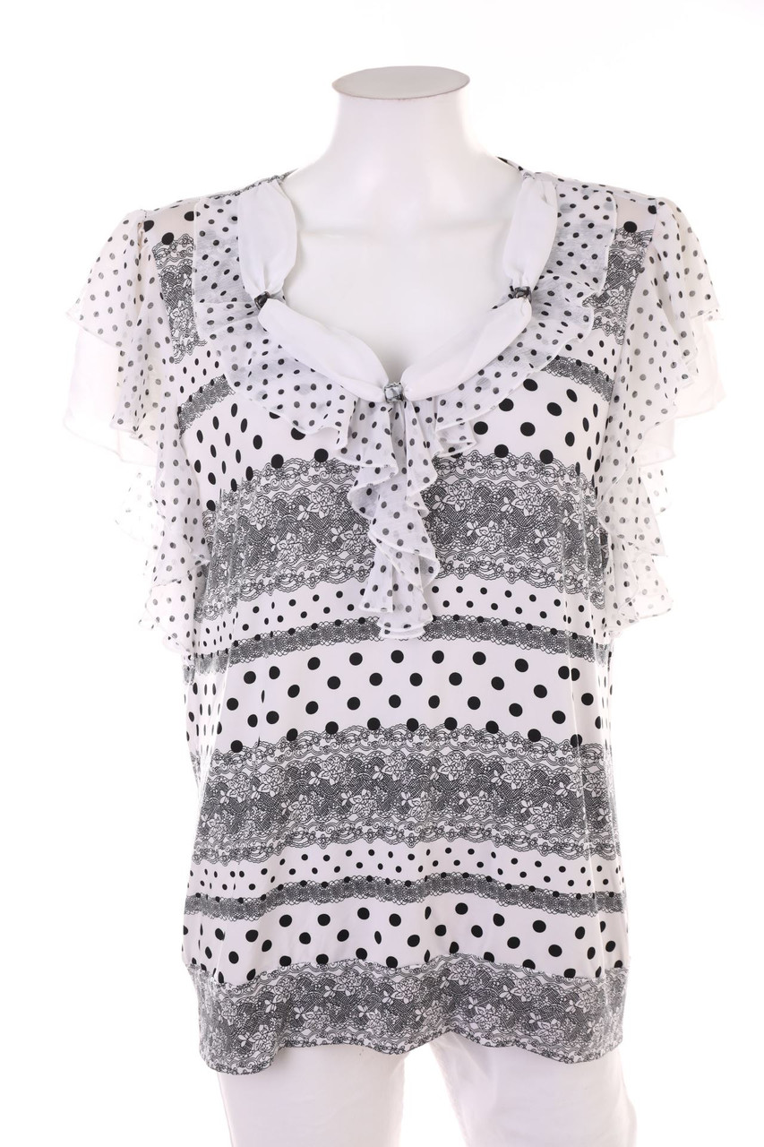 INFINITE - Kurzarm-Bluse - XL