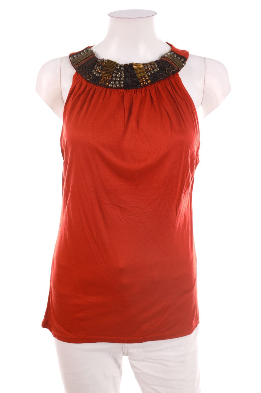 Ohne Label - Top mit Perlen - D 36