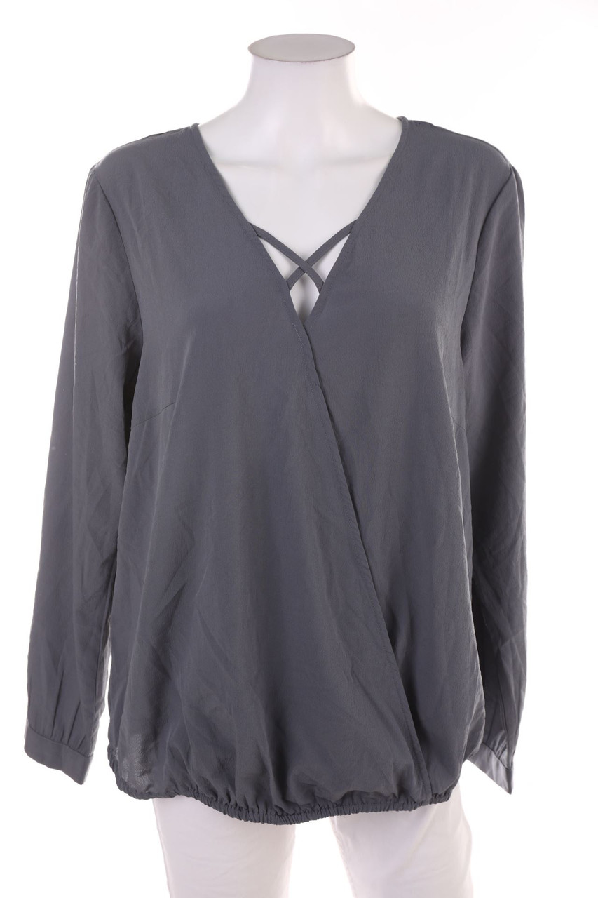 RAINBOW - Bluse in Wickel-Optik - 3XL