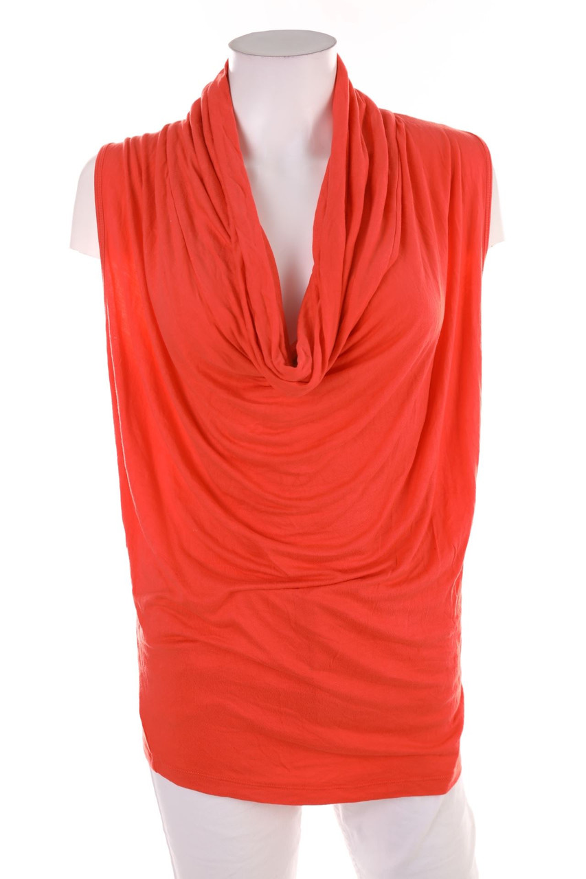 VERO MODA - Top mit Wasserfall-Ausschnitt - M