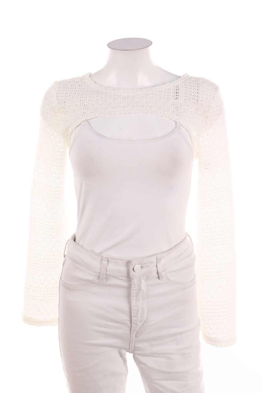 SHEIN - Cropped-Pullover aus Lochstrick - XS