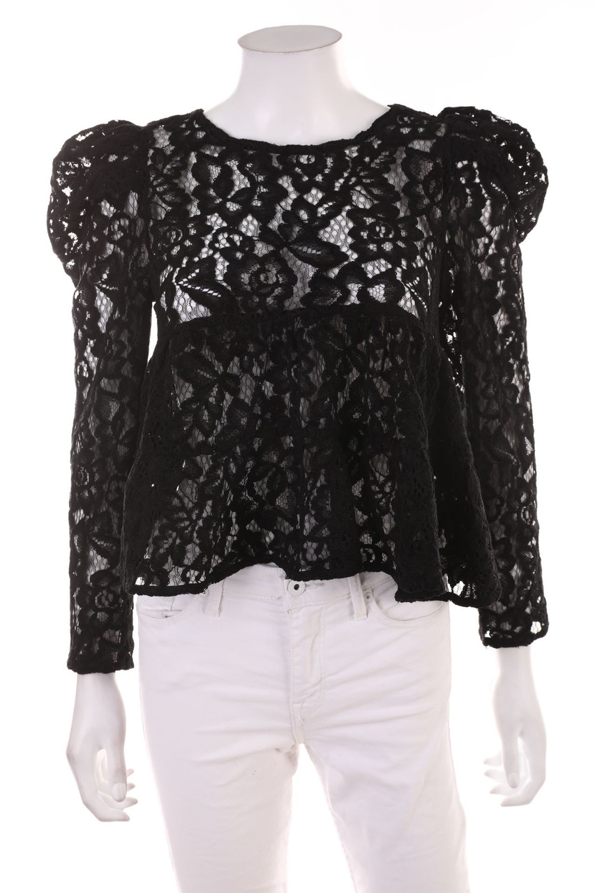 ZARA - Spitzen-Bluse - S