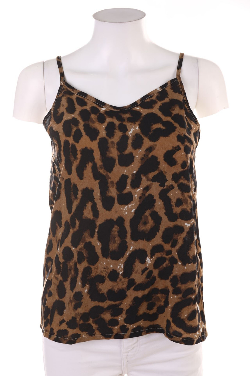 SECONDHAND - Top mit Animal-Print - XS