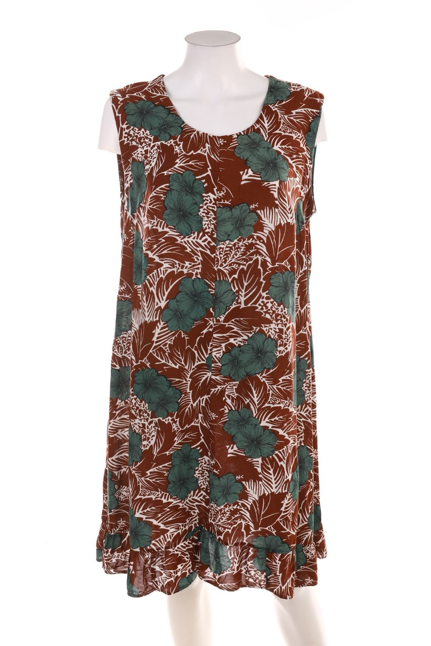 Ohne Label - Kleid mit Blumen-Print - D 44