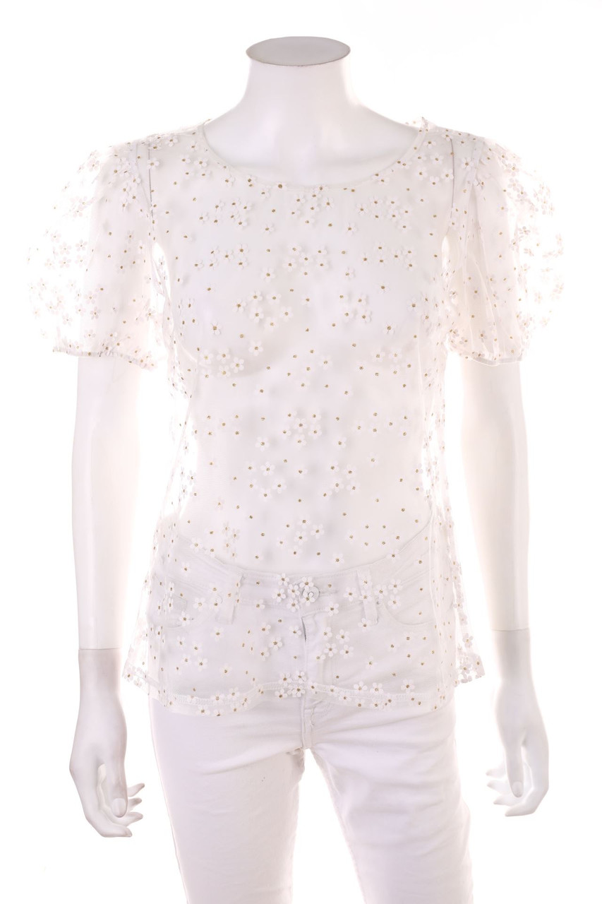 SECONDHAND - Kurzarm-Bluse - L