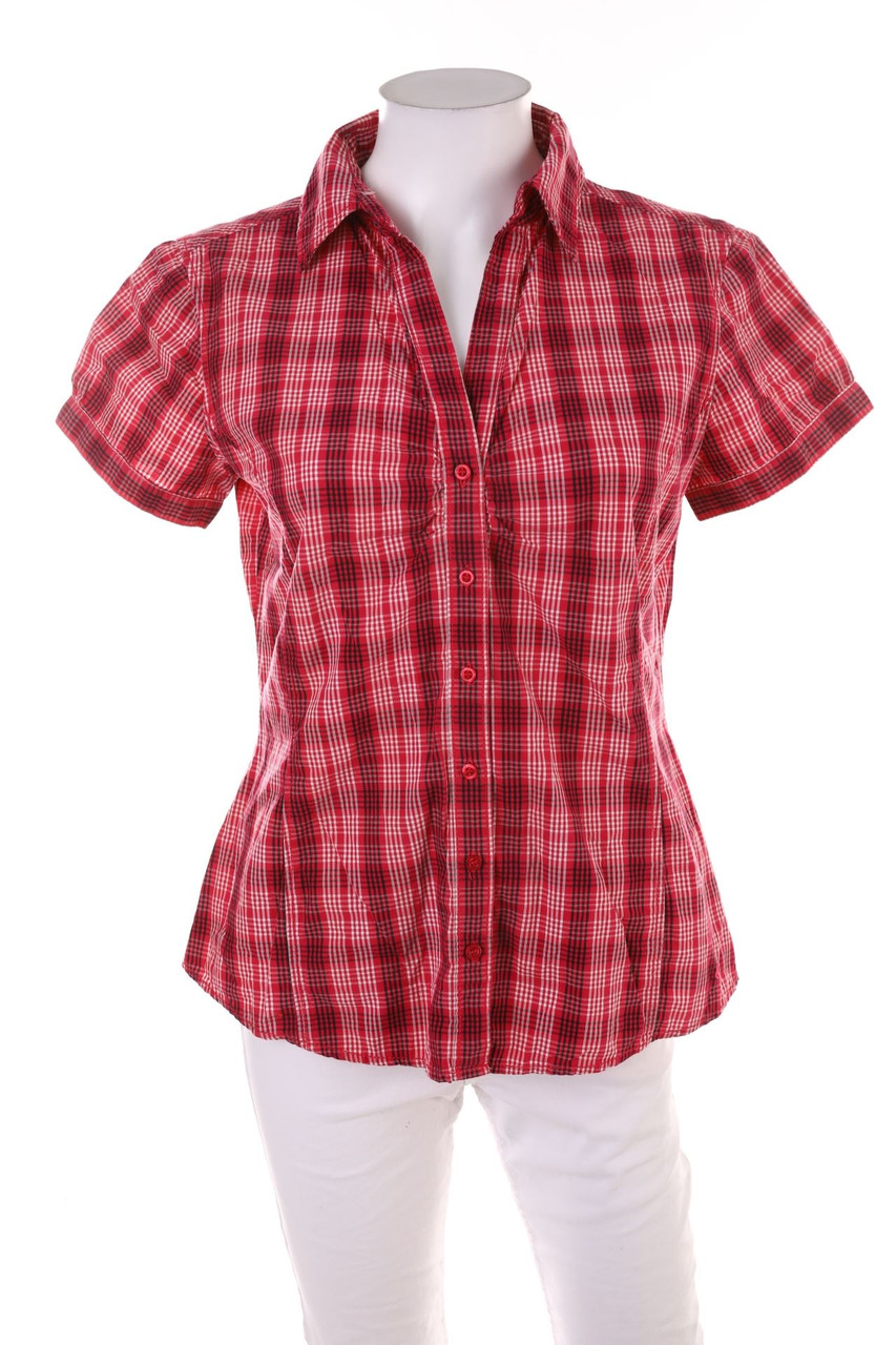 TOM TAILOR - Hemd-Bluse mit kurzem Ärmel - M