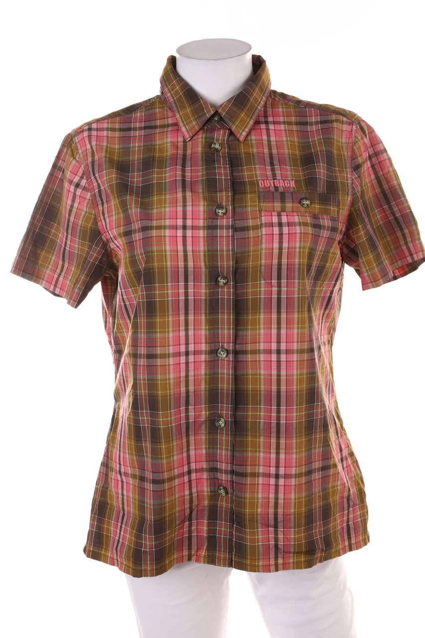 SECONDHAND - Hemd-Bluse mit kurzem Ärmel - L