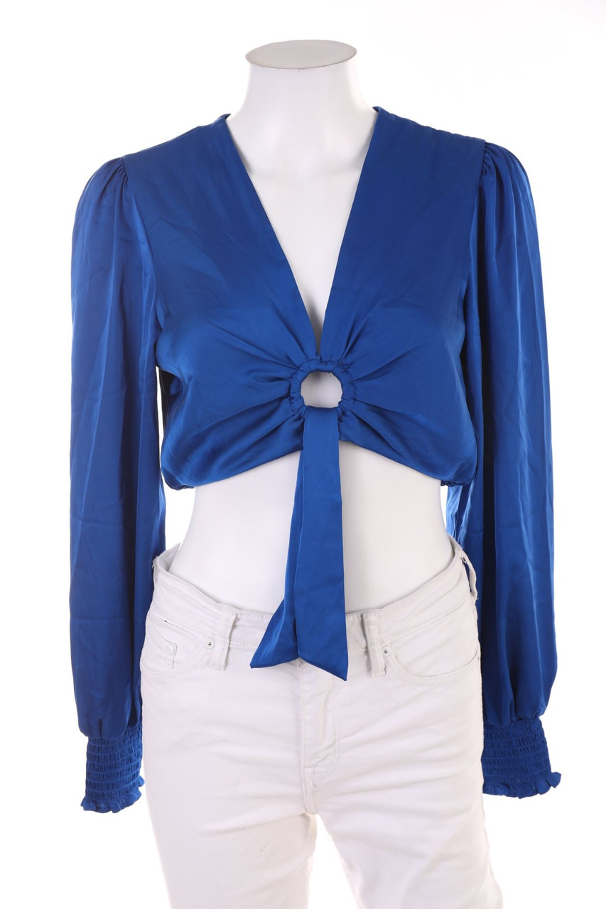 AMISU - Cropped-Bluse - S