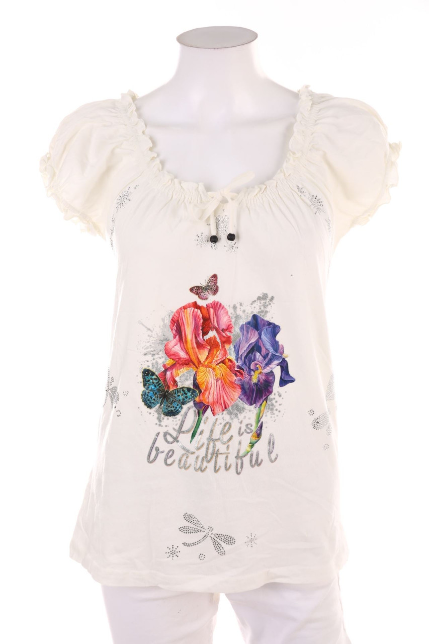 Laura Torelli - Kurzarm-Shirt - S