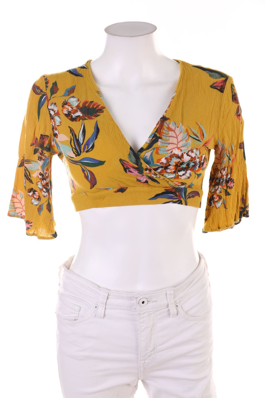 PULL&BEAR - Kurzarm-Bluse - S