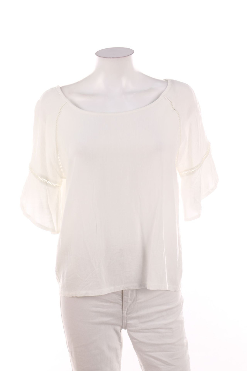 Yessica by C&A - Kurzarm-Bluse mit Lochspitze - D 42