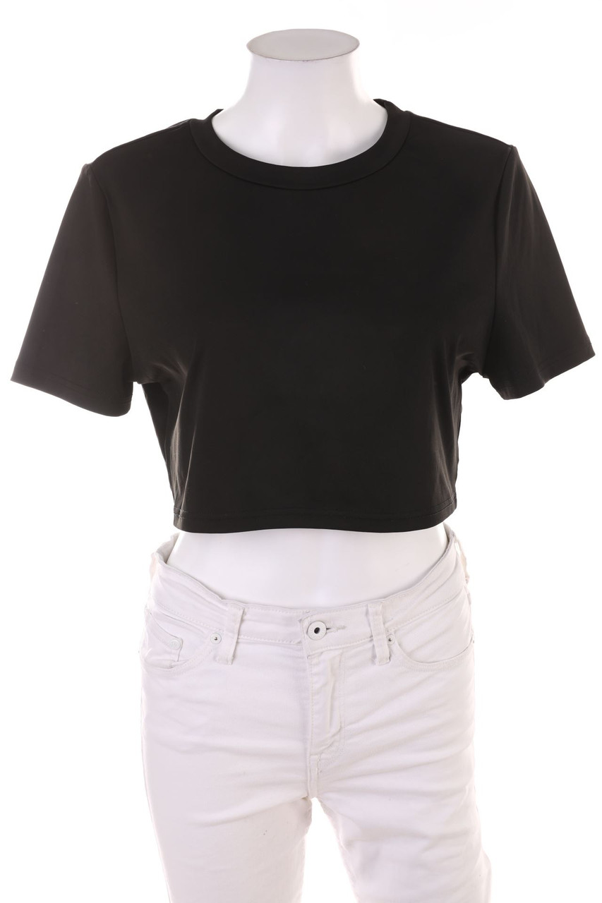 SHEIN - Basic-Cropped-Shirt - XL