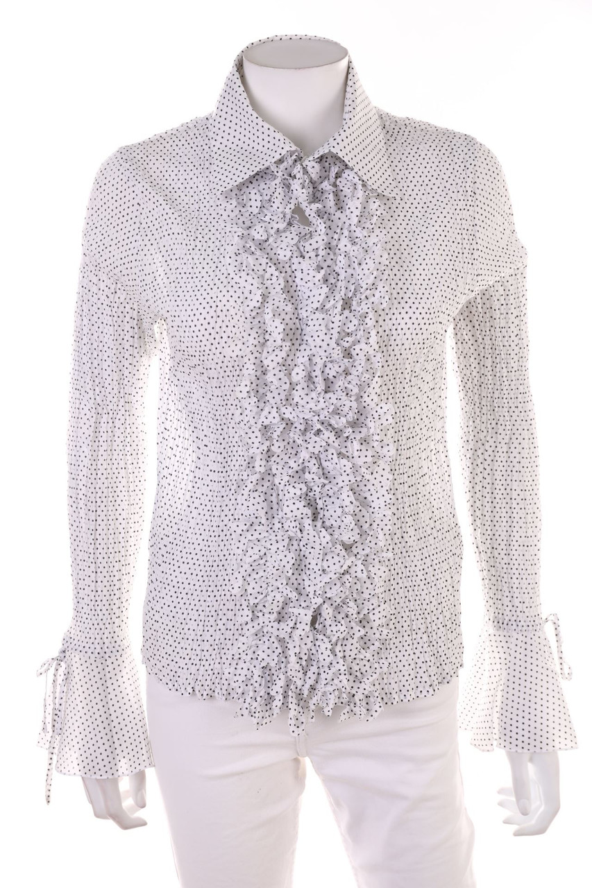 Blanc Nature - Volant-Bluse - M