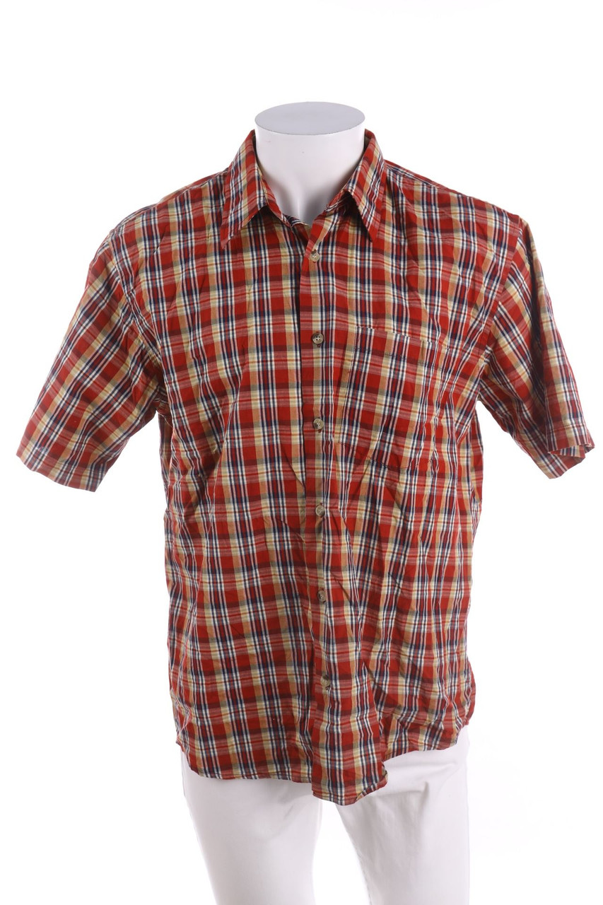 Port Louis - Kurzarm-Hemd mit Karo-Muster - L