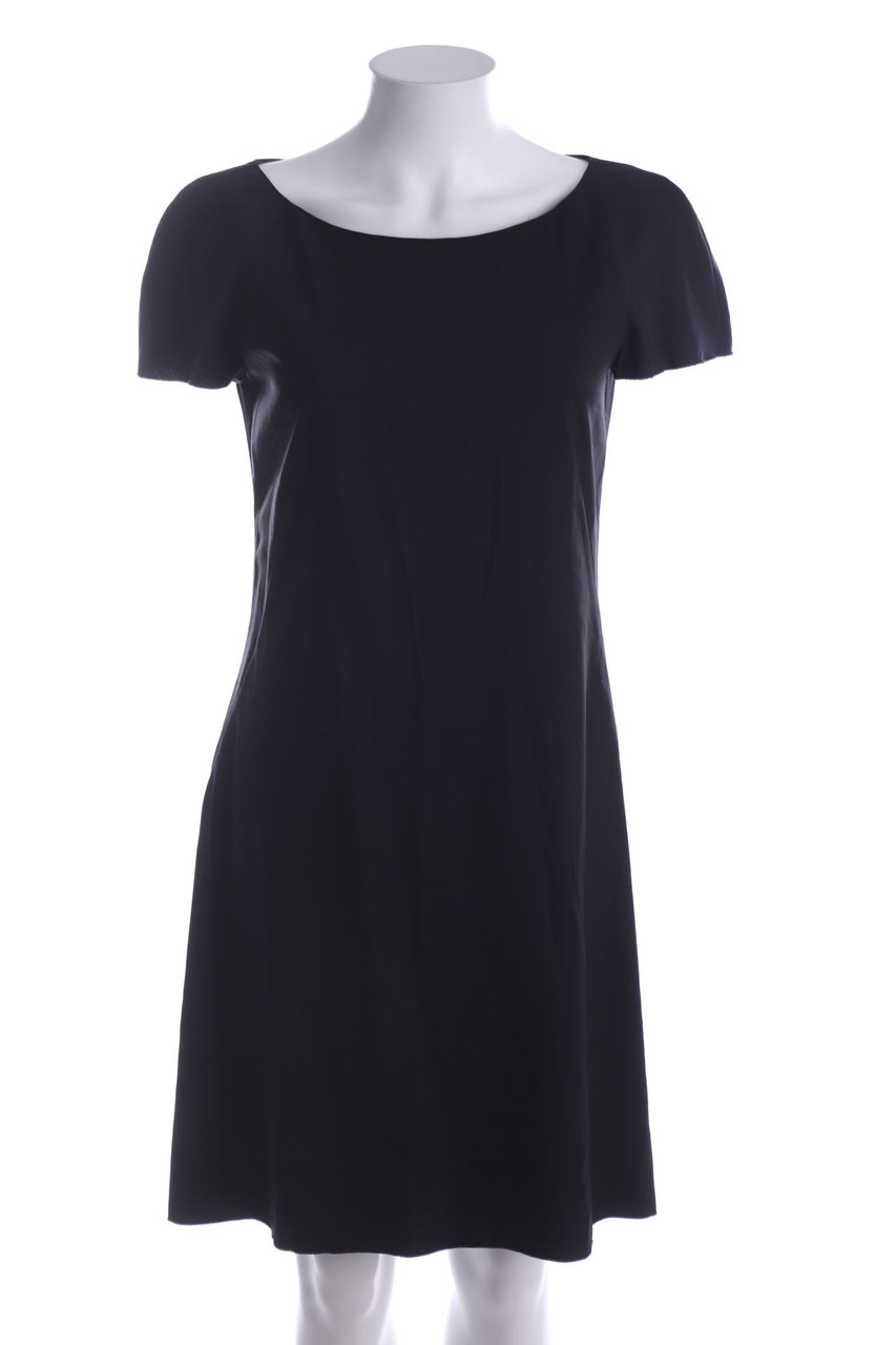 JIL SANDER NAVY - Basic-Kleid mit Schurwolle - M