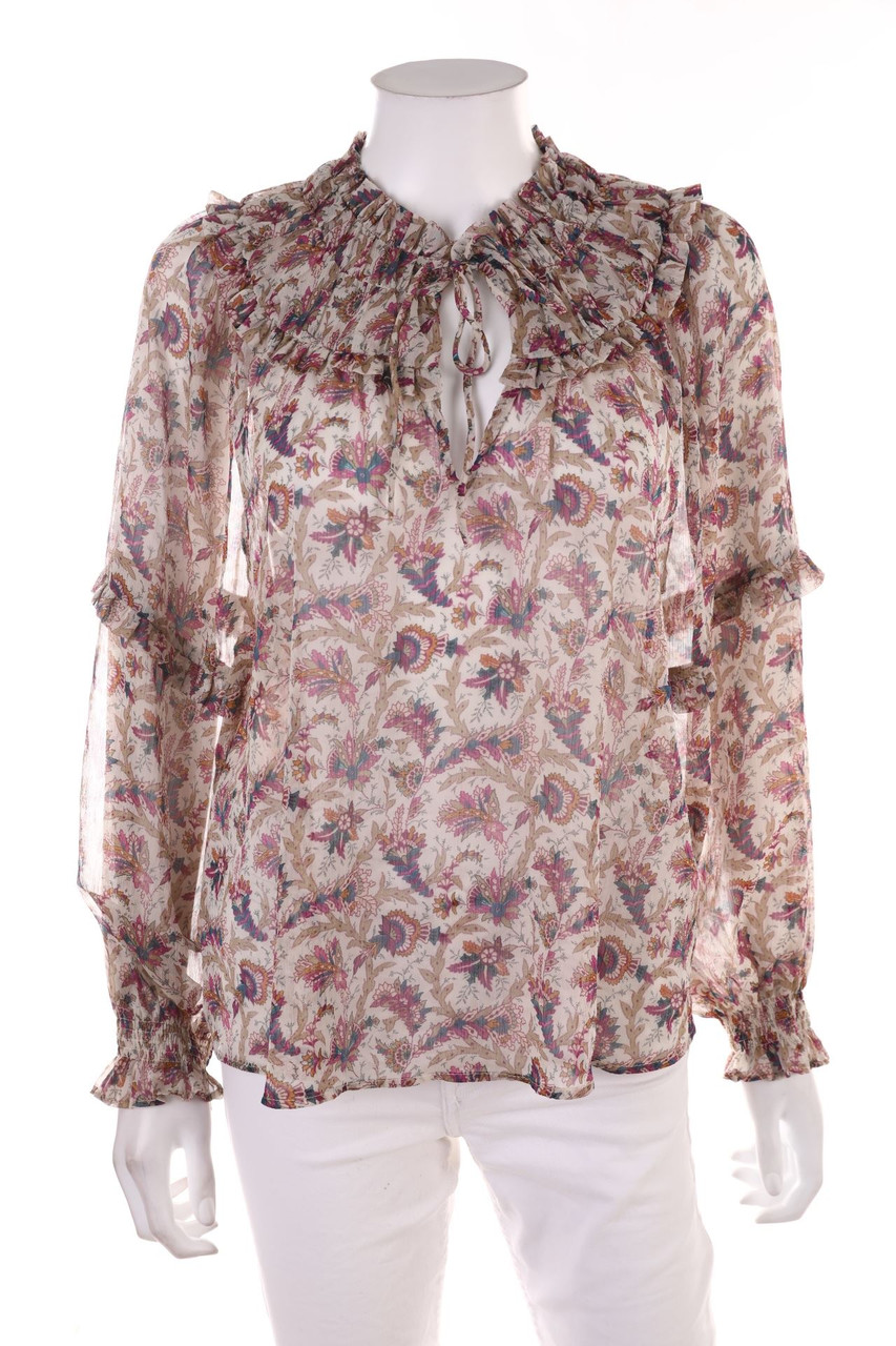 MANGO - Bluse mit Keyhole - S