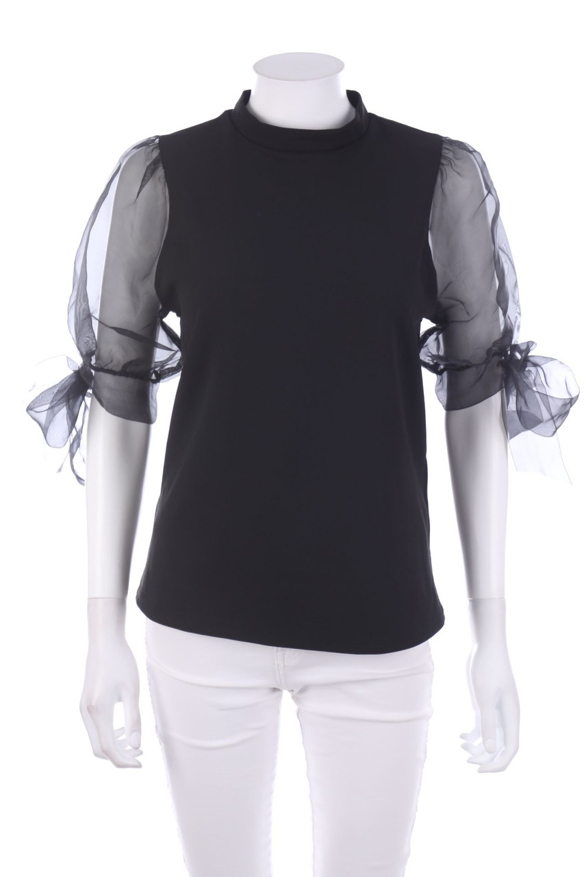 RESERVED - Kurzarm-Bluse - M