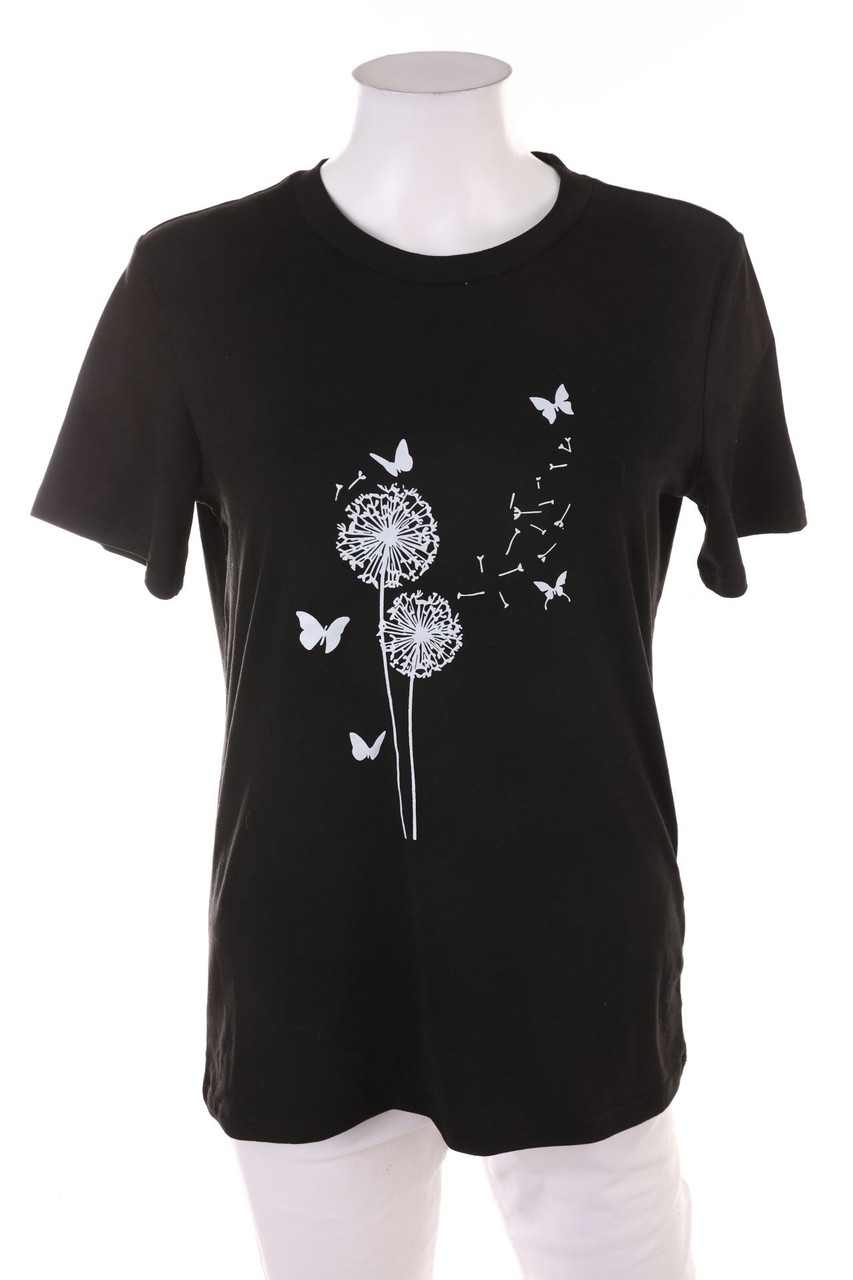 Ohne Label - Kurzarm-Shirt mit Print - S