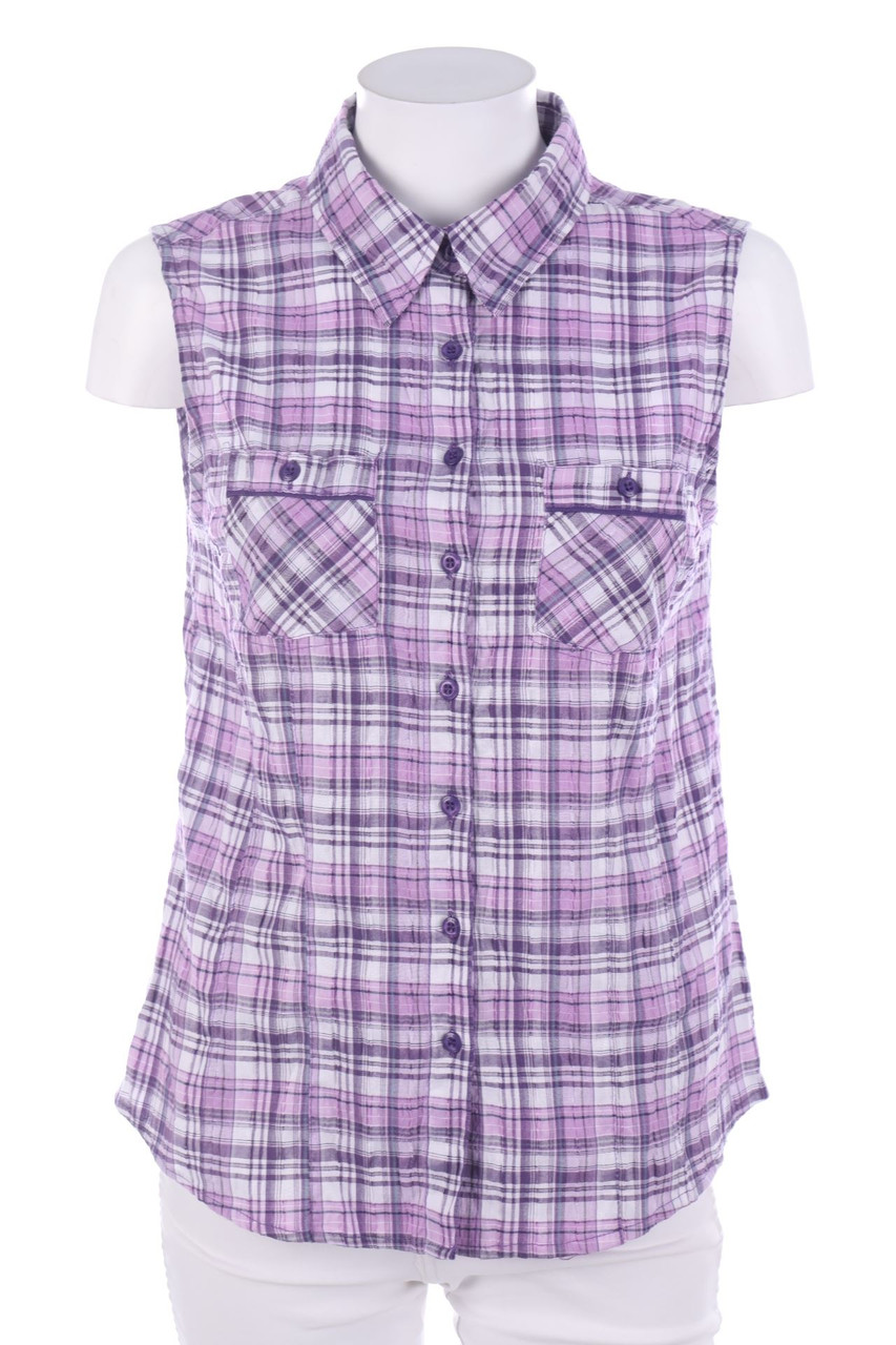 Michèle Boyard - ärmellose Hemd-Bluse - L