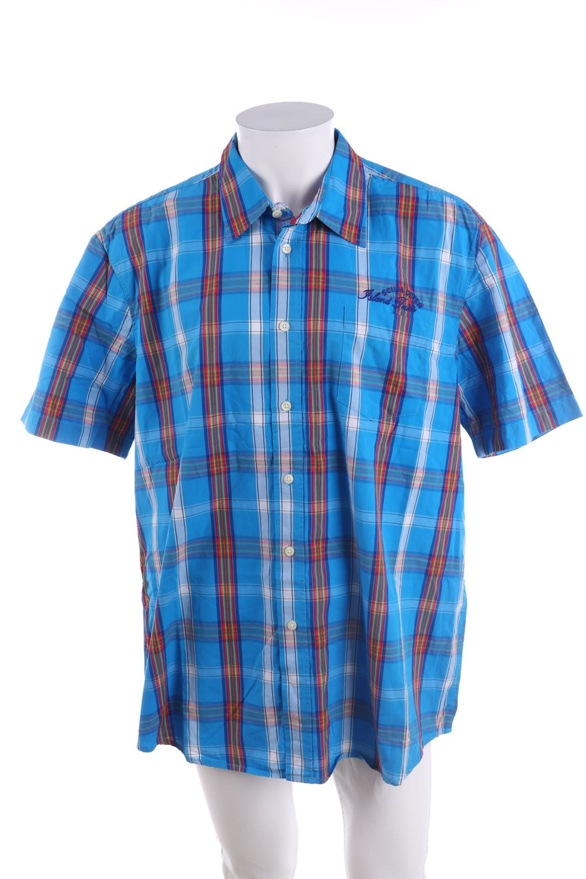 LERROS - Kurzarm-Hemd mit Karo-Muster - 2XL