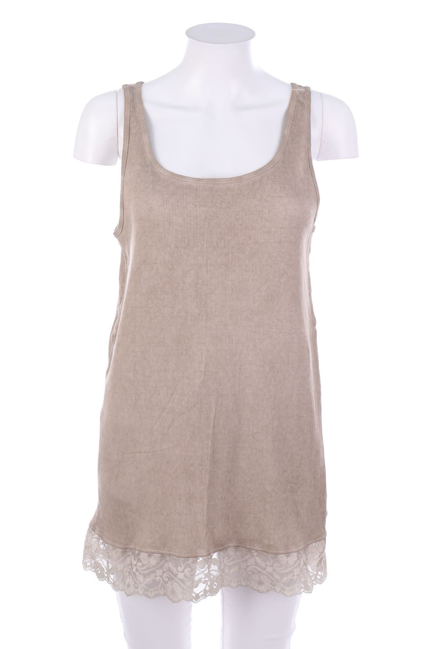 flame - Top mit Spitze - L