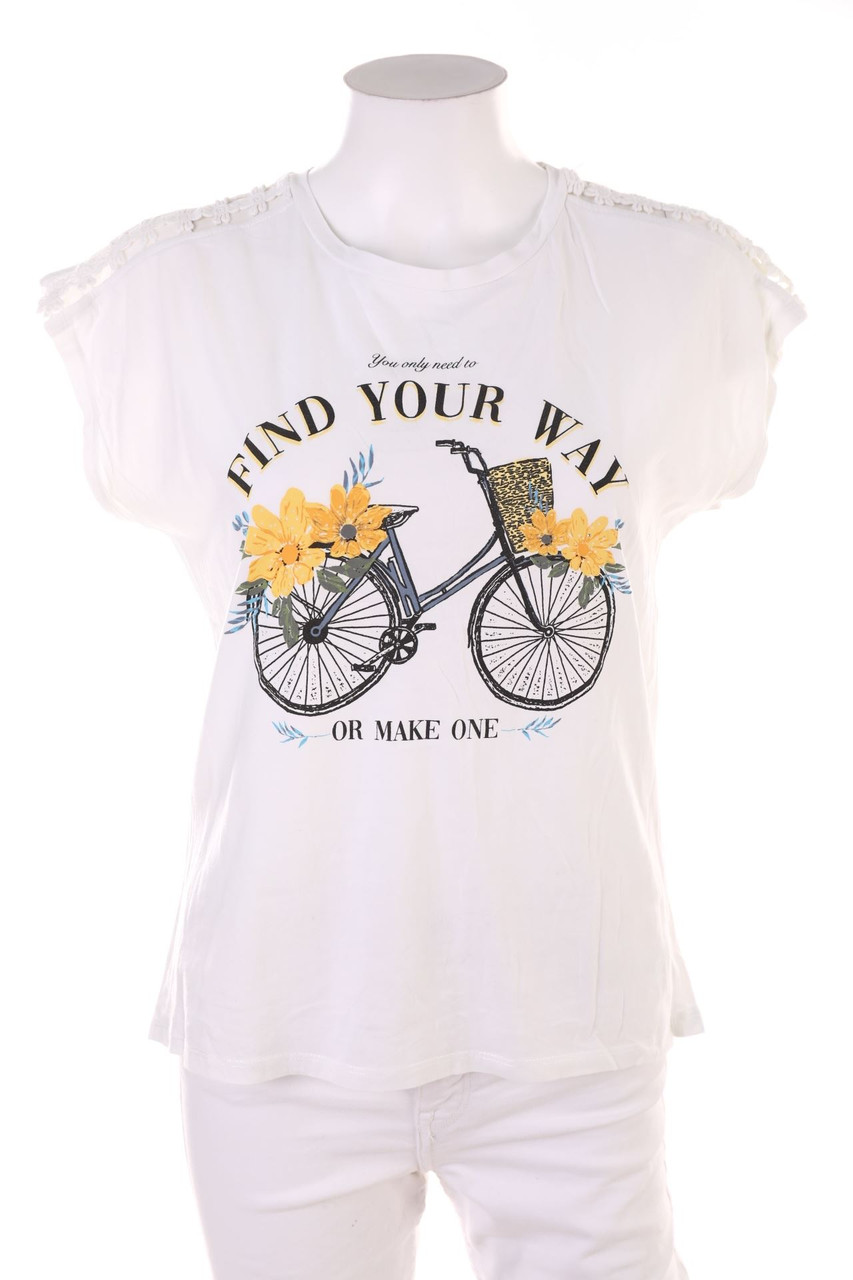 SPRINGFIELD - Kurzarm-Shirt - M