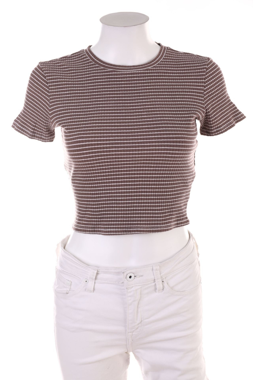 TALLY WEiJL - Cropped-Shirt mit Streifen - S