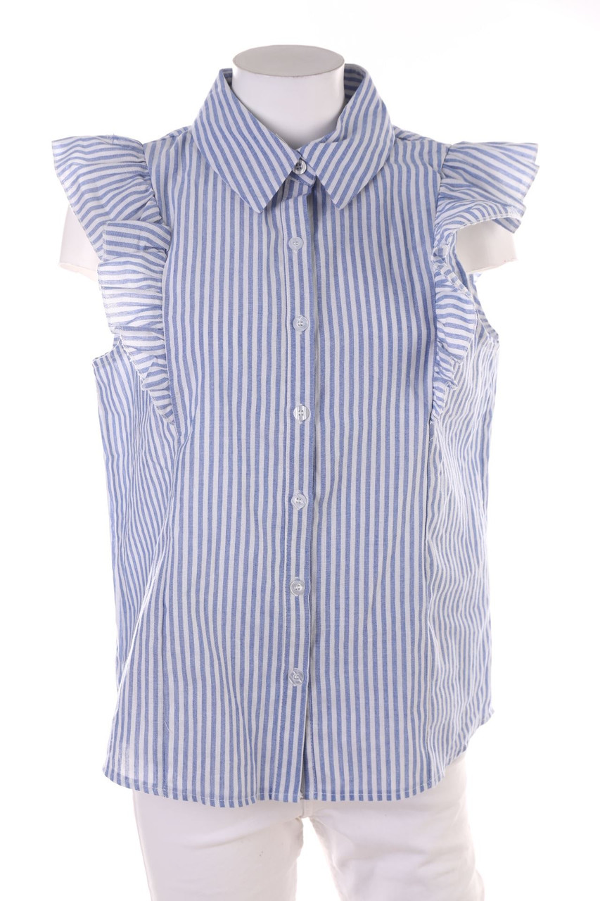 SHEIN - Volant-Bluse - L