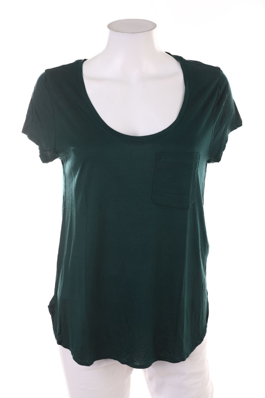 H&M - Kurzarm-Shirt aus Viskose - M
