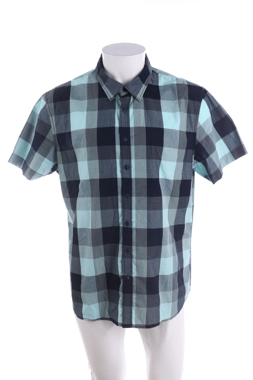 C&A - Kurzarm-Hemd mit Karo-Muster - XL