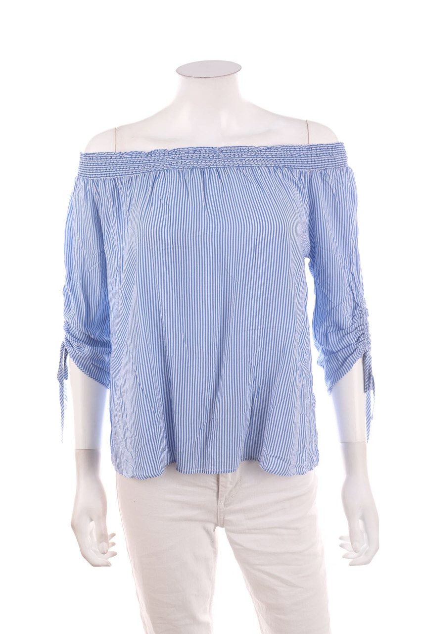 orsay - Carmen-Streifen-Bluse mit 3/4-Ärmel - D 38-40