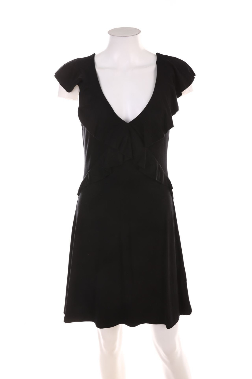 Ohne Label - Minikleid mit Volants - D 38