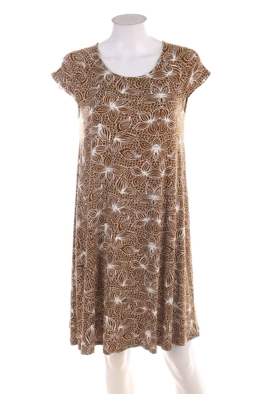 Ohne Label - Kleid mit floralem Muster - D 38