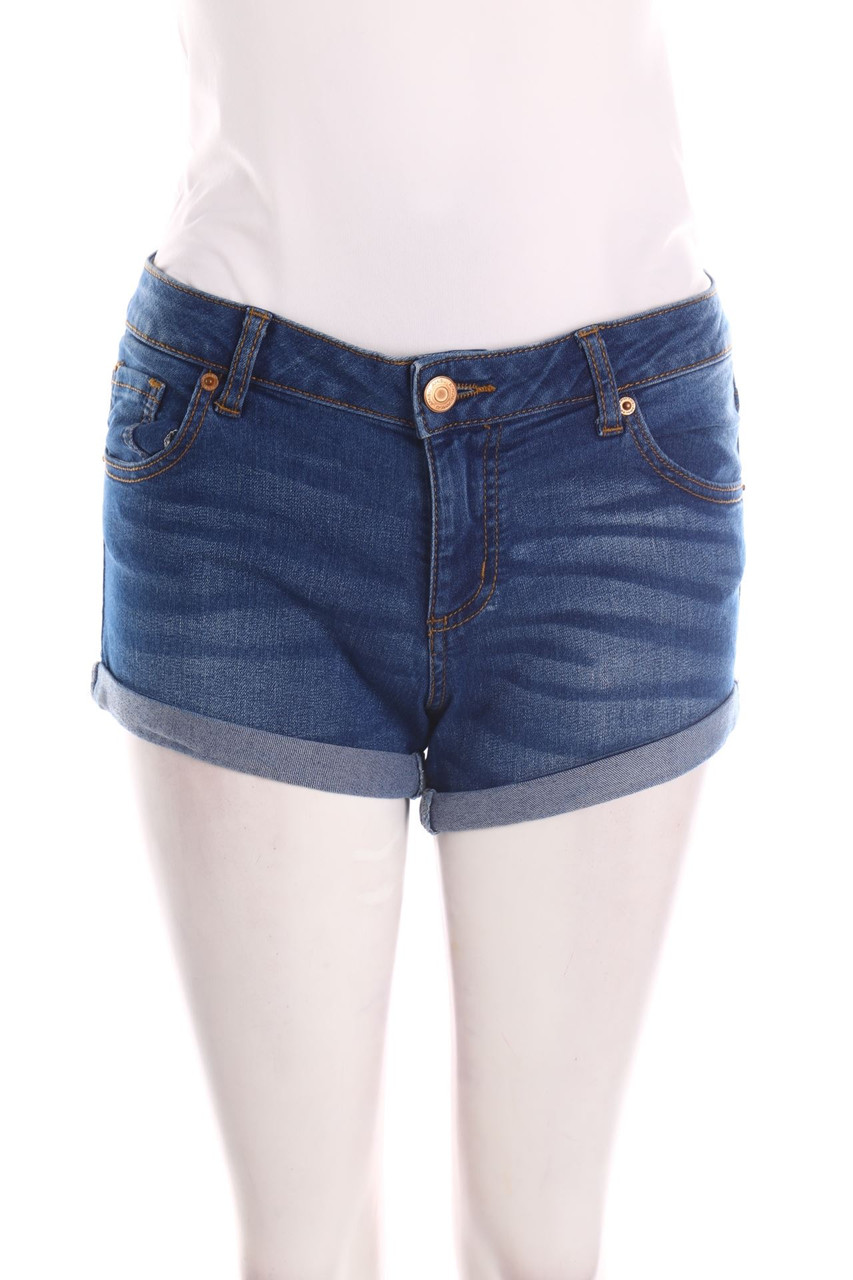 AMISU - Used Look Jeans-Shorts - D 40