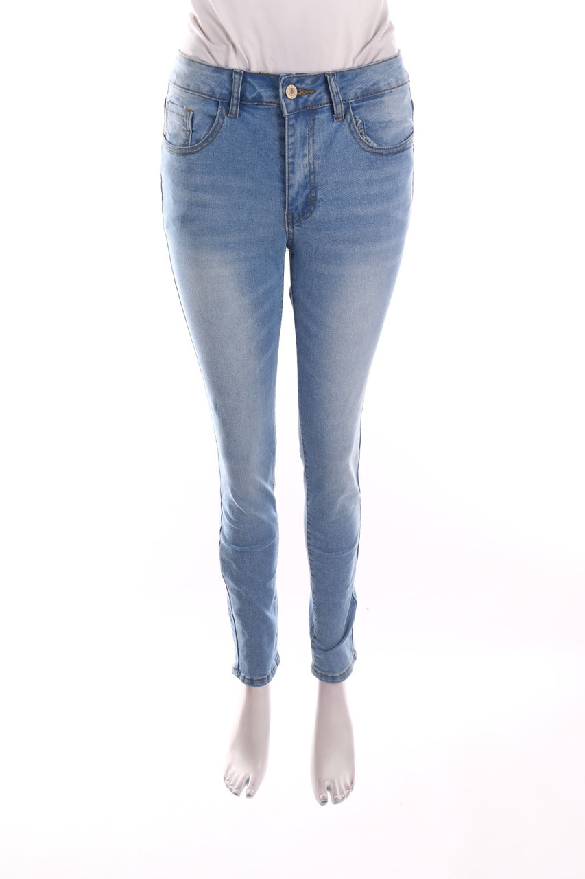 Ohne Label - Used Look Skinny-Jeans - S