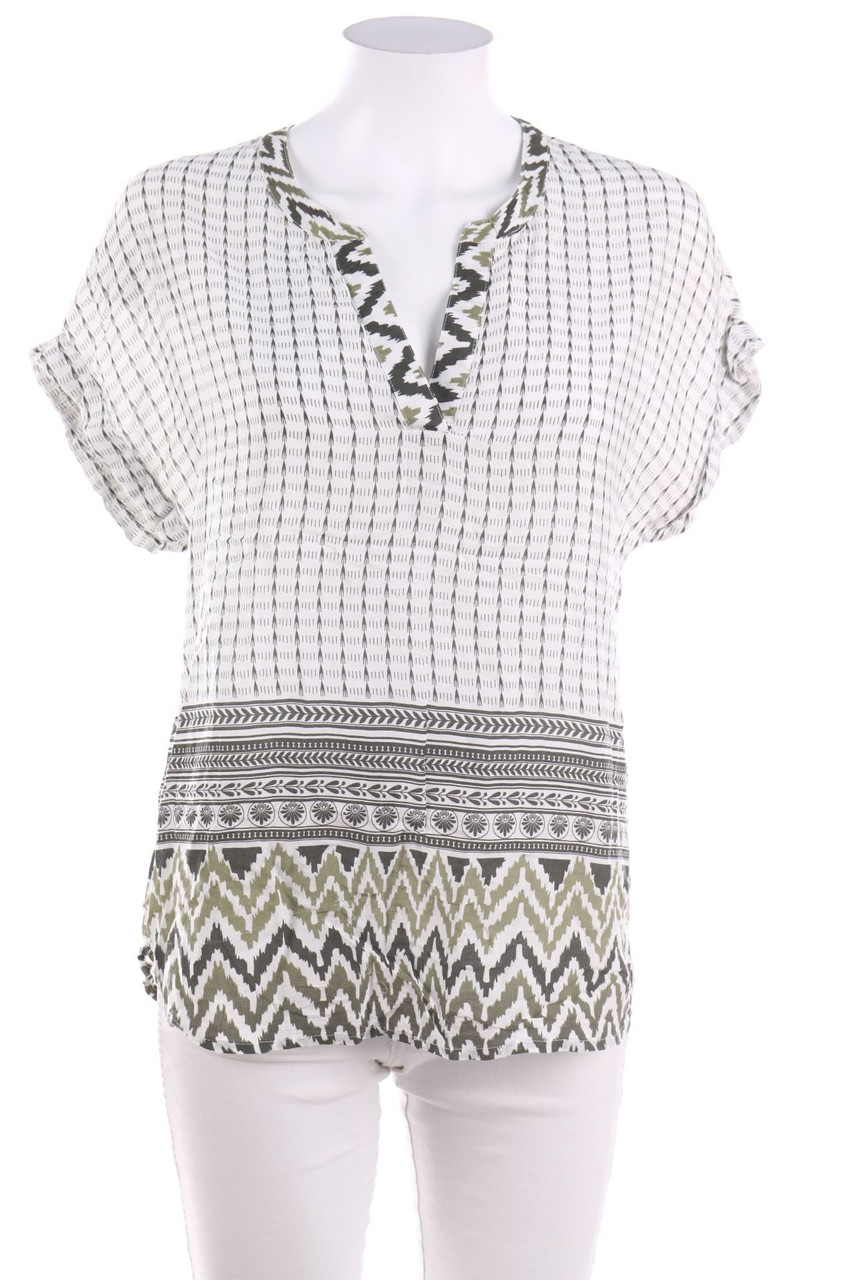 Ohne Label - Kurzarm-Bluse - S