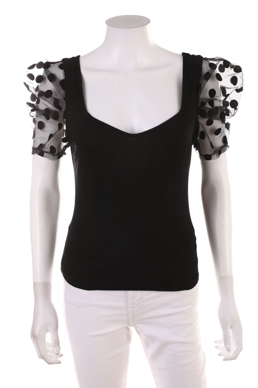 SHEIN - Kurzarm-Bluse - L