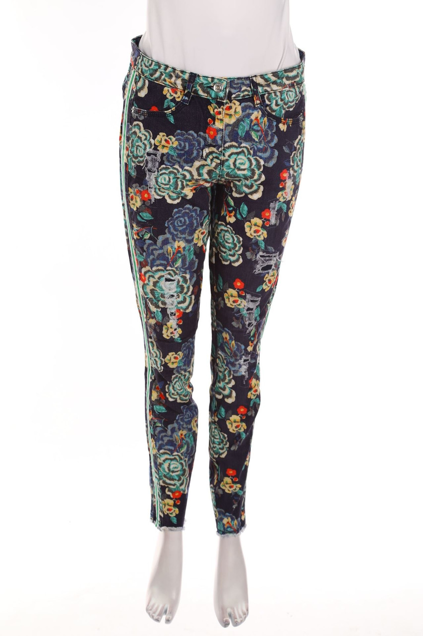 MARC AUREL - Hose mit Blumen-Print - L
