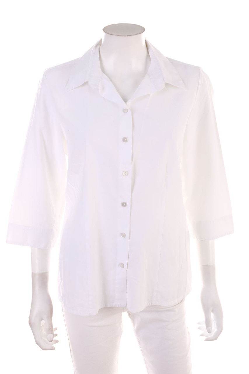 Ohne Label - Hemd-Bluse mit 3/4-Ärmel - L