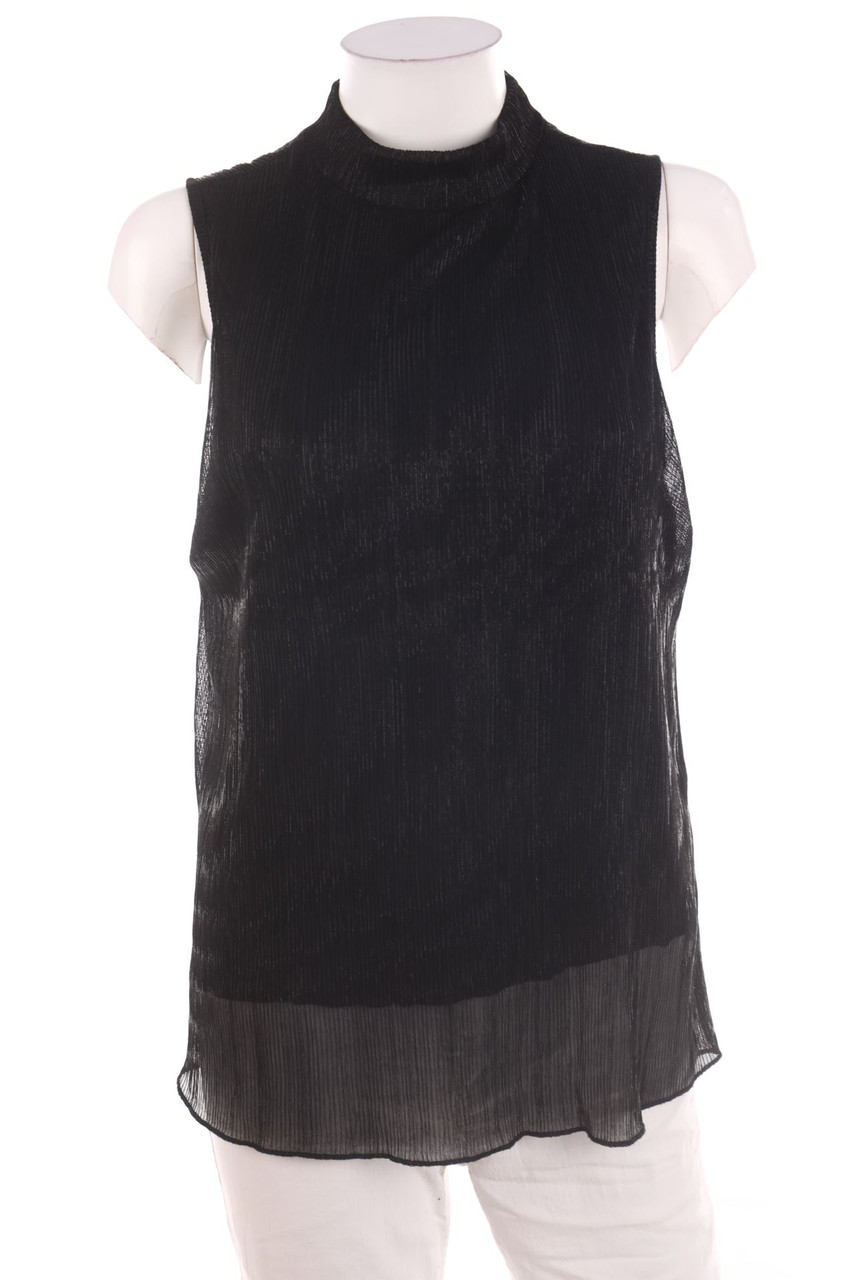 s.Oliver - Blusentop mit Metallic-Effekt - D 40