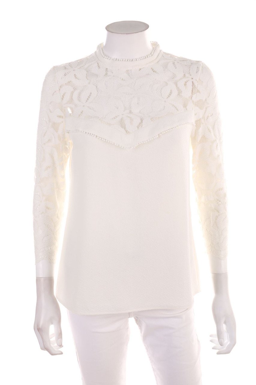 SÉZANE - Bluse mit Spitze - S