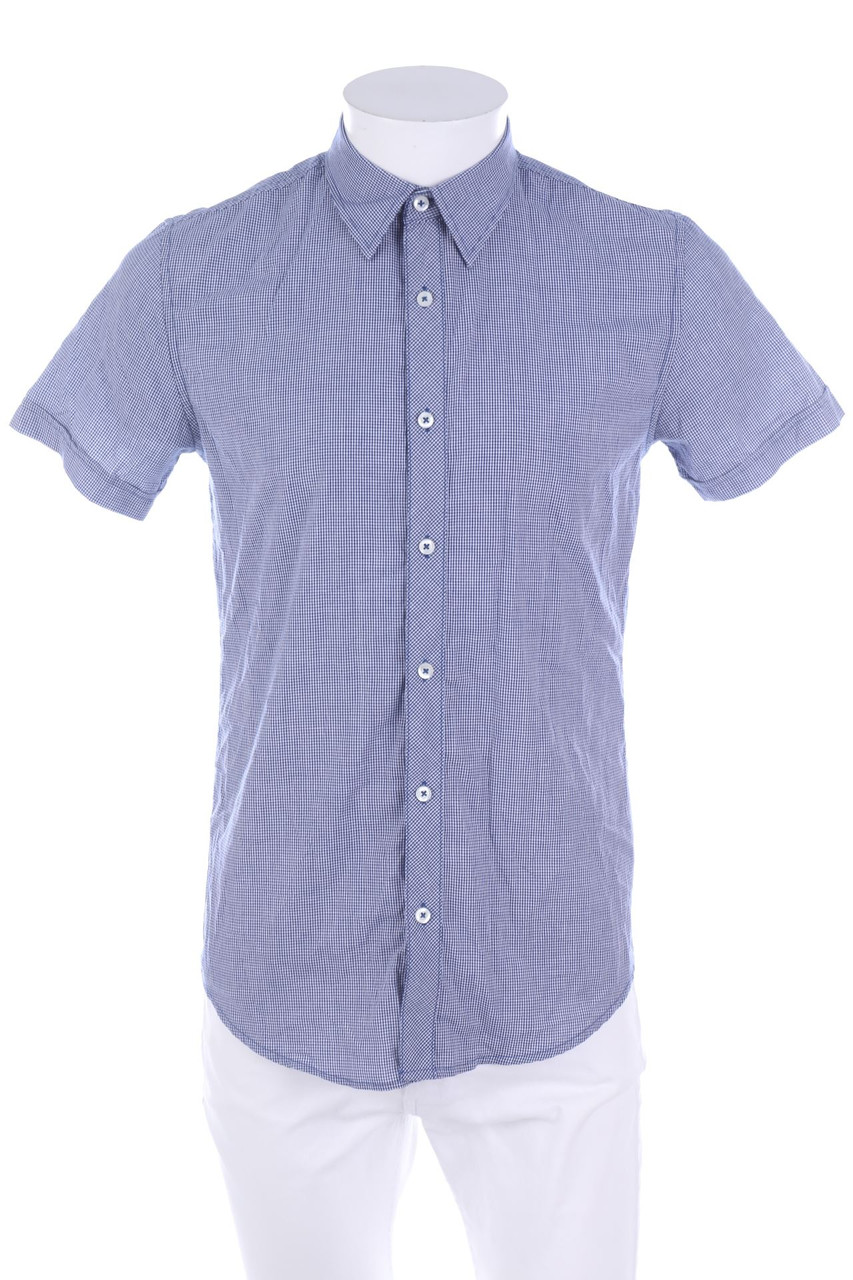 SMOG - Kurzarm-Hemd mit Karo-Muster - S