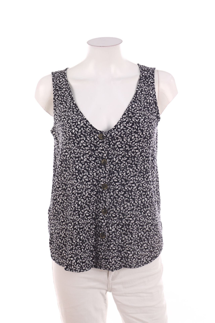 Ohne Label - Blusentop mit floralem Muster - D 40-42