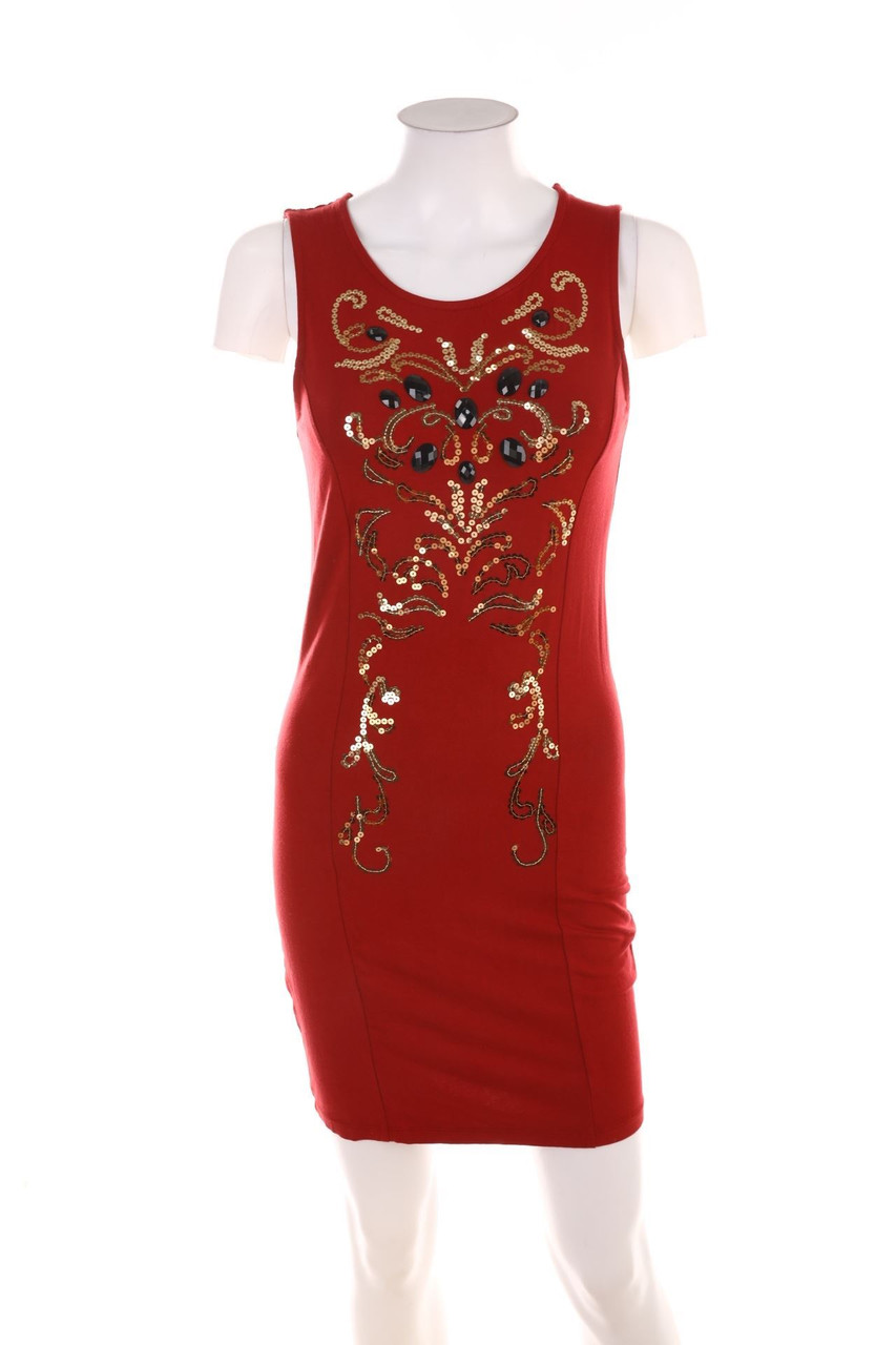 BODYFLIRT - Stretch-Kleid mit Pailletten - D 34-36