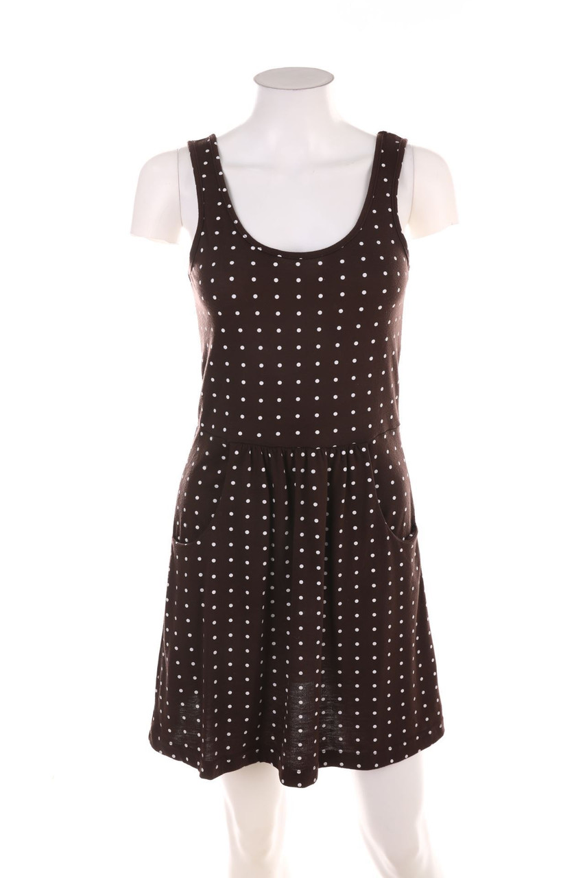 Ohne Label - Kleid mit Polka Dots - D 32-34
