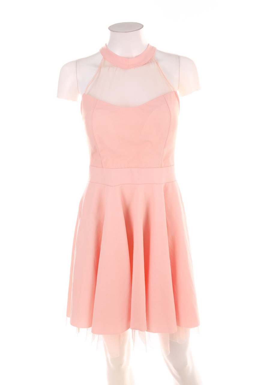 Ohne Label - Party-Kleid im Layer Look mit Tüll - D 32