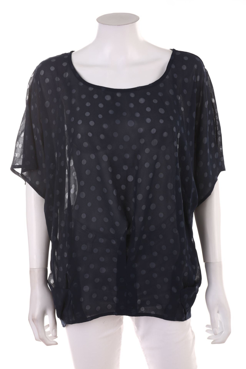 ICHI - Kurzarm-Bluse - XL